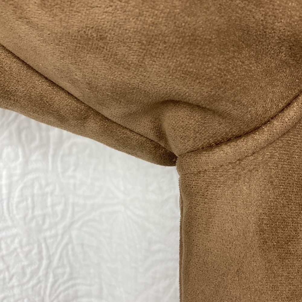 Braetan Women’s Tan Faux Shearling Toggle Coat sz Large - Picture 10 of 14